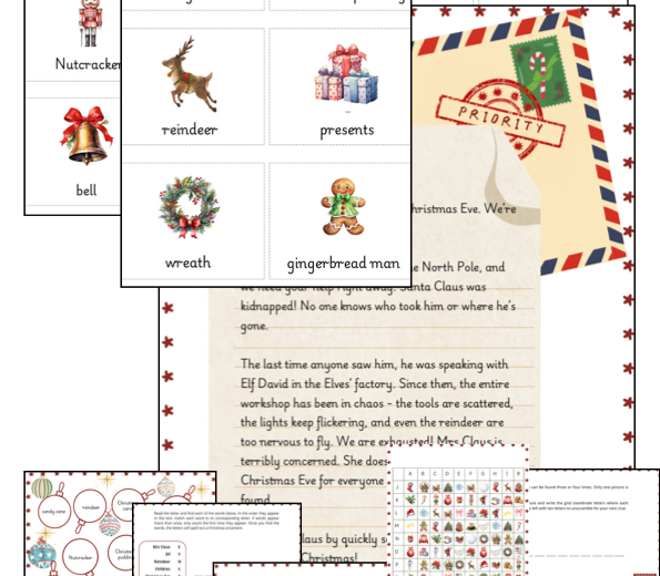 Christmas Escape Room - Rozwiąż świąteczne zadania, aby odnaleźć Mikołaja