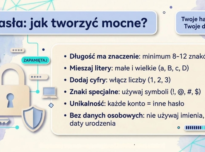 Materiały na gazetkę szkolną - Bezpieczny Internet i cyberhigiena