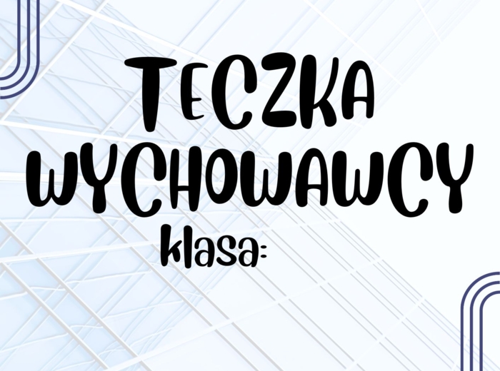 Teczka wychowawcy - przegródki 2025/2026