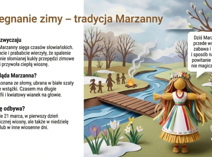 Wiosna - prezentacja, gazetka szkolna, materiały