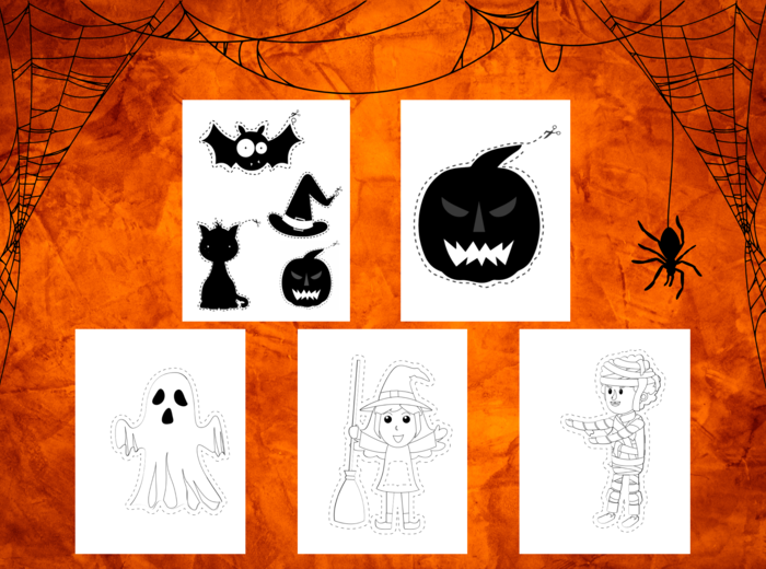 Halloweenowe wycinanki