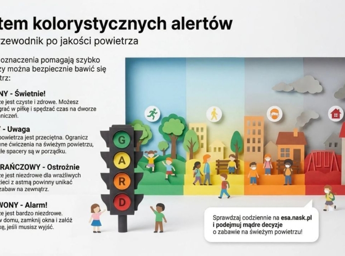 Edukacyjna Sieć Antysmogowa (ESA) – NASK, Czyste powietrze (gazetka szkolna / prezentacja)