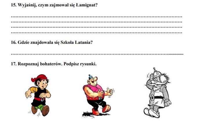 Kartkówka ze znajomości - ,,Kajko i Kokosz"