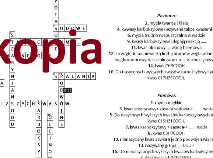 Wyższe kwasy karboksylowe