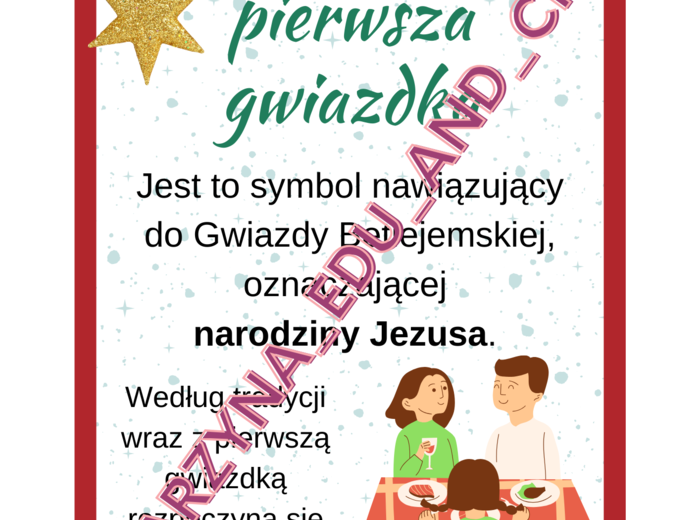 Zwyczaje bozonarodzeniowe - tagi dekoracyjne