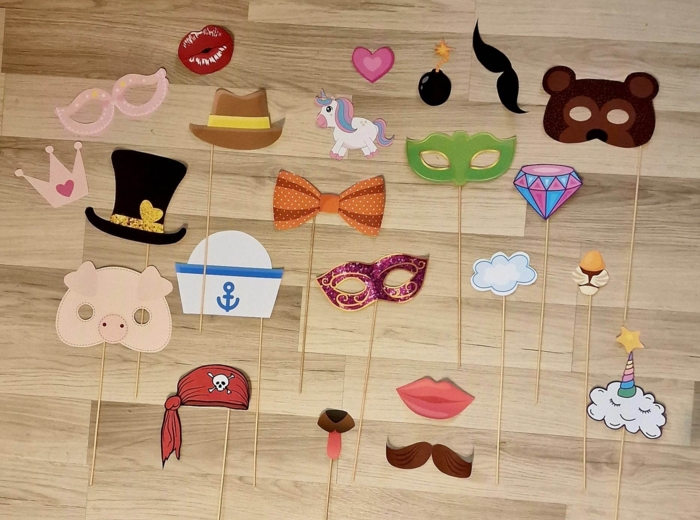 Mega pakiet fotobudka - 400 elementów/rekwizytów