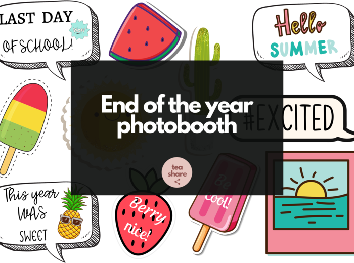 End of the year - photobooth