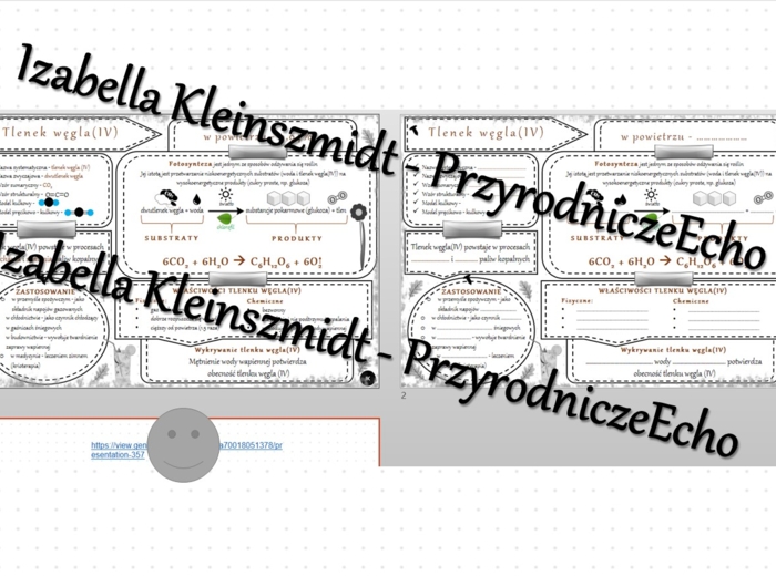 Minizestaw na temat „Tlenek węgla(IV)” – sketchnotka + karta pracy w power point + gratisowy link do prezentacji multimedialnej niekomercyjnej wykonanej w genial.ly do indywidualnego pobrania i użycia do celów niekomercyjnych. Chemia 7, „Gazy i tlenki”