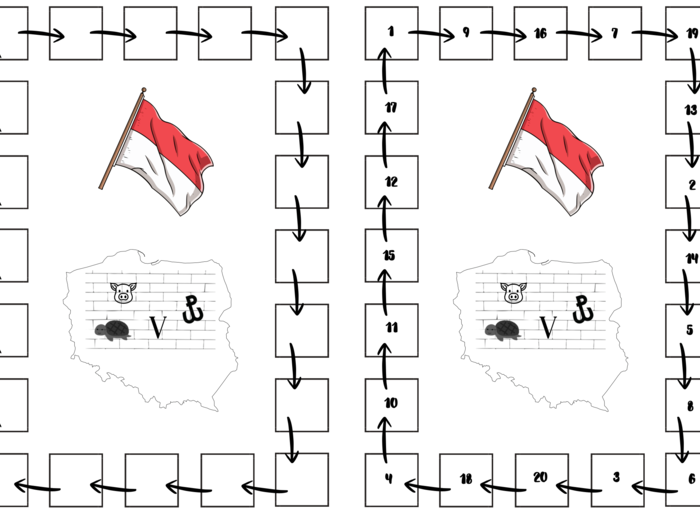"Kamienie na szaniec" - STACJE ZADANIOWE (lekcja w ruchu)