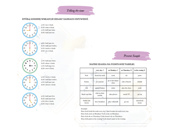Brainy 4 unit 7 karty pracy