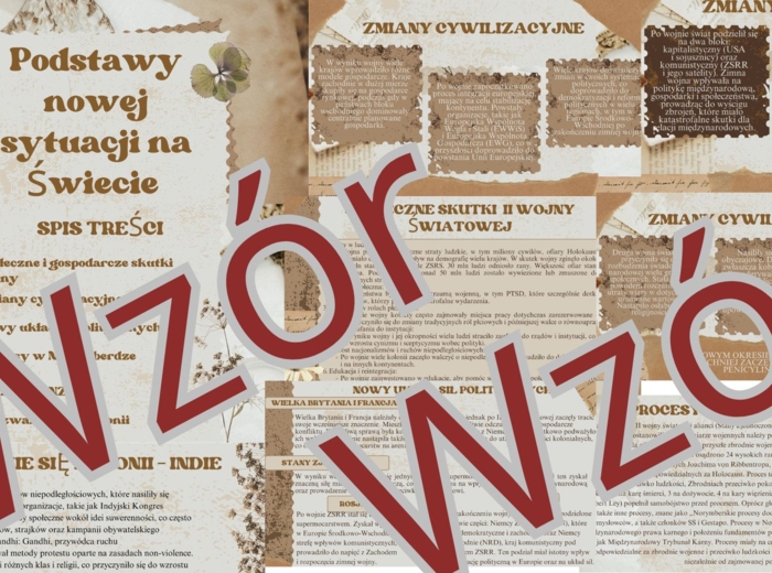 Podstawy nowej sytuacji na świecie - Prezentacja - Historia