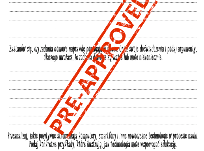 ROZPRAWKA - wprowadzenie i ćwiczenia