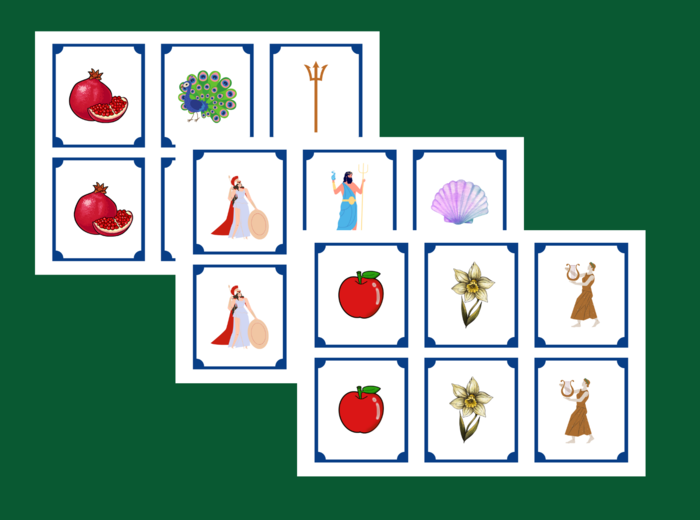 MITY GRECKIE - mitologia - MEMORY - 30 szt.