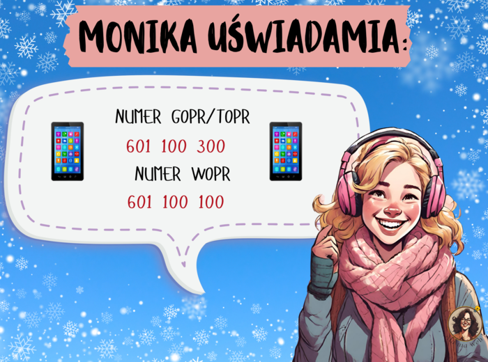 Gazetka "Bezpieczne ferie".