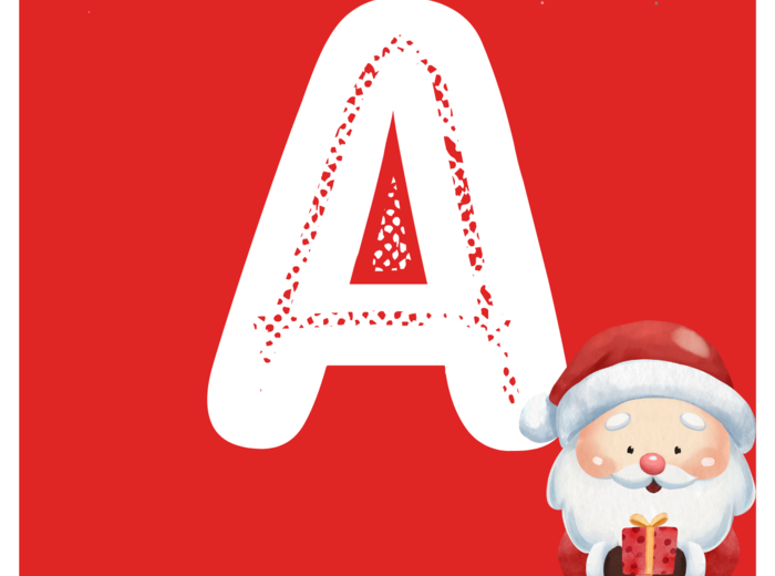 Girlanda „WITAJ ŚWIĘTY MIKOŁAJU!” – PDF do druku