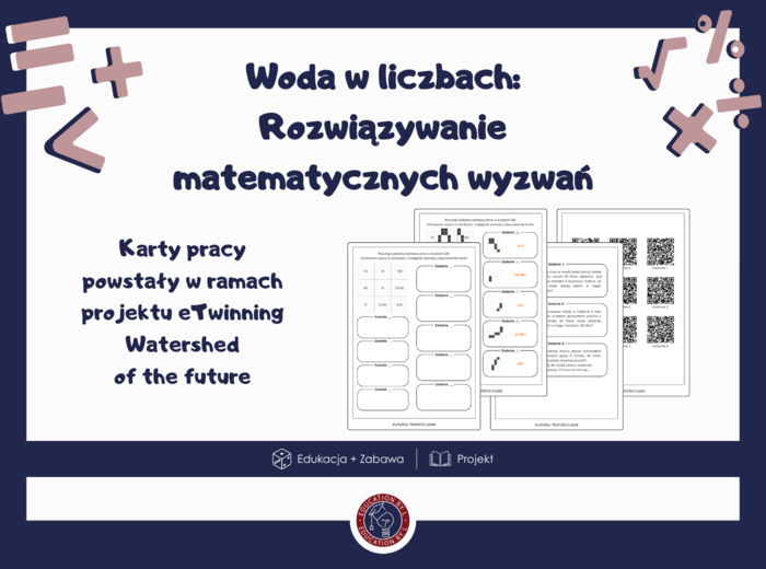 Karta pracy – Woda w liczbach: Rozwiązywanie matematycznych wyzwań z kodami QR | Dzień ziem