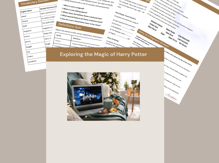 Gotowa lekcja: HARRY POTTER. A2/B1