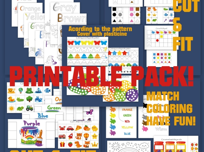 Karty Pracy Kolory – Materiały do Druku dla Przedszkola