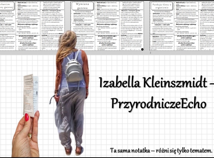 Książeczka/broszurka/notatka/sketchnotka/wklejka/ściąga dla ucznia/przypomnienie dla nauczyciela - w pdf. – „Mechanizm wymiany gazowej”, „Funkcja tlenu w organizmie”, Wymiana gazowa”. Biologia 7. Dział „Układ oddechowy”. Na podstawie wydawnictw: Nowa Era