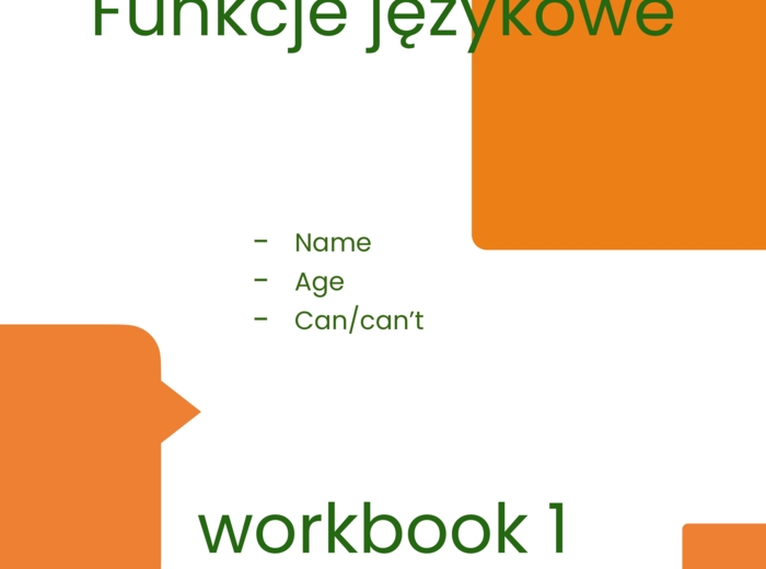 Angielski- Funkcje językowe 1, klasa 3/4/5 - workbook