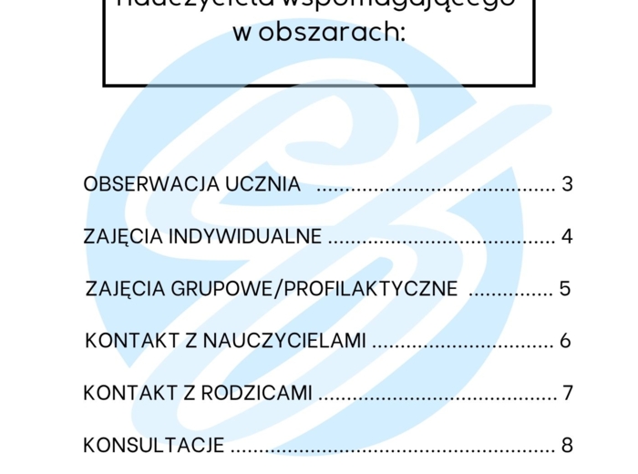 Nauczyciel wspomagający w szkole średniej – przykładowe wpisy do dziennika
