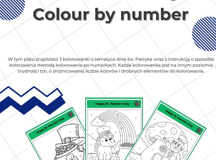 🍀 ST. PATRICK’S DAY – COLOURING PAGES☘️