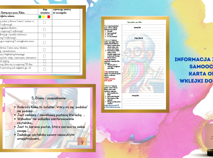 Opis pana Kleksa- lekcja