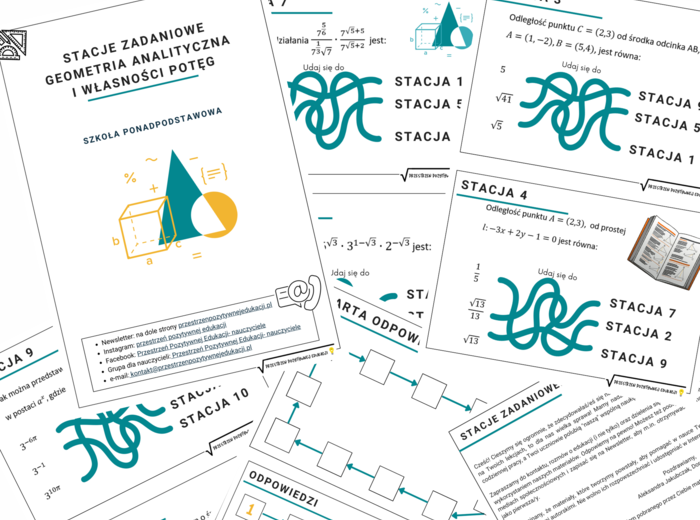 Geometria analityczna - stacje zadaniowe + prezentacja