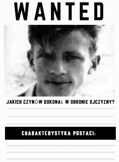 Kamienie na szaniec- karty pracy