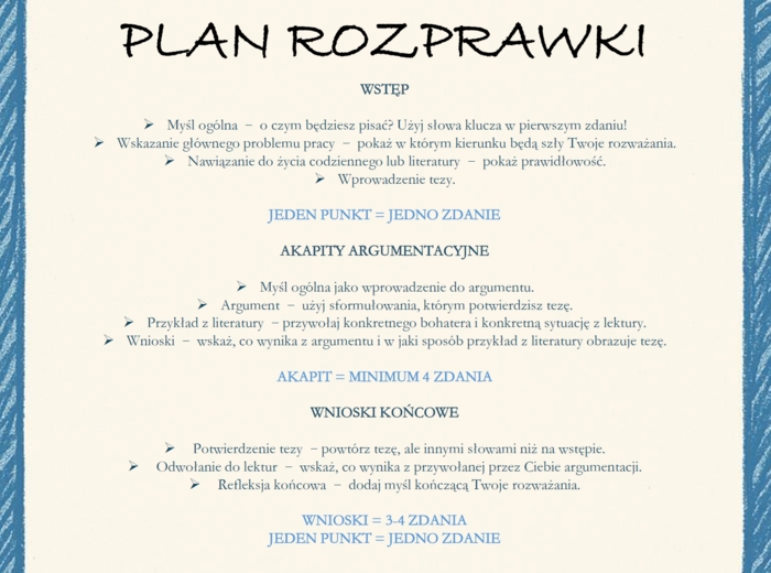 Prosto o rozprawce - wklejki