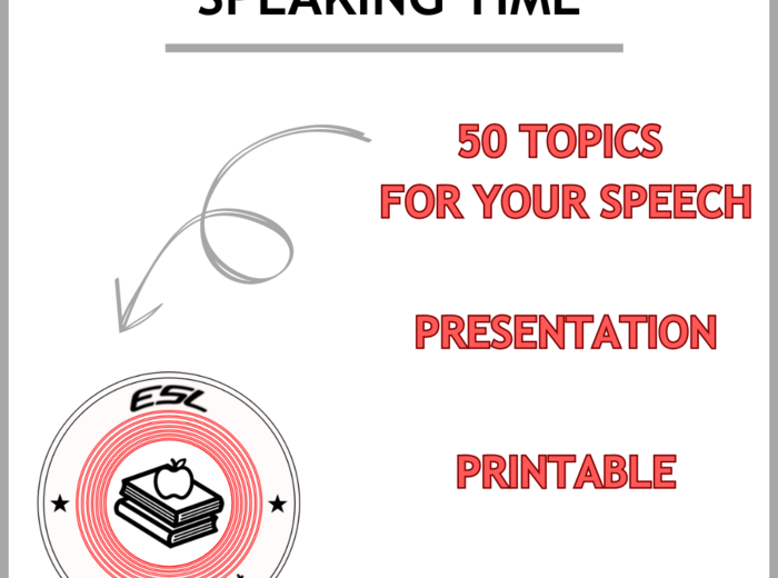 Speaking - 50 tematów do wyboru