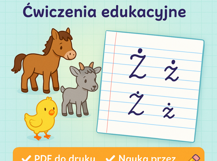 Ź i ź. Karta pracy. Sprawdzian