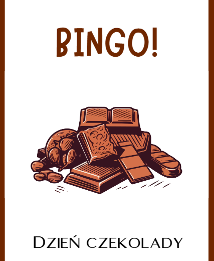 GRA BINGO DZIEŃ CZEKOLADY