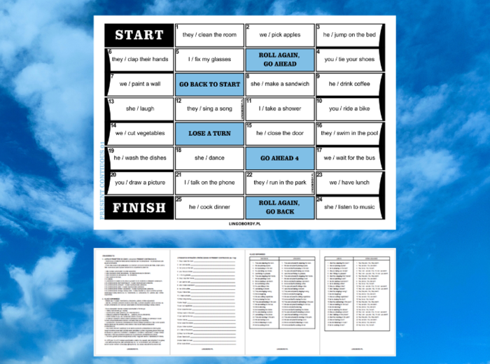 PRESENT CONTINUOUS 01 – tu i teraz