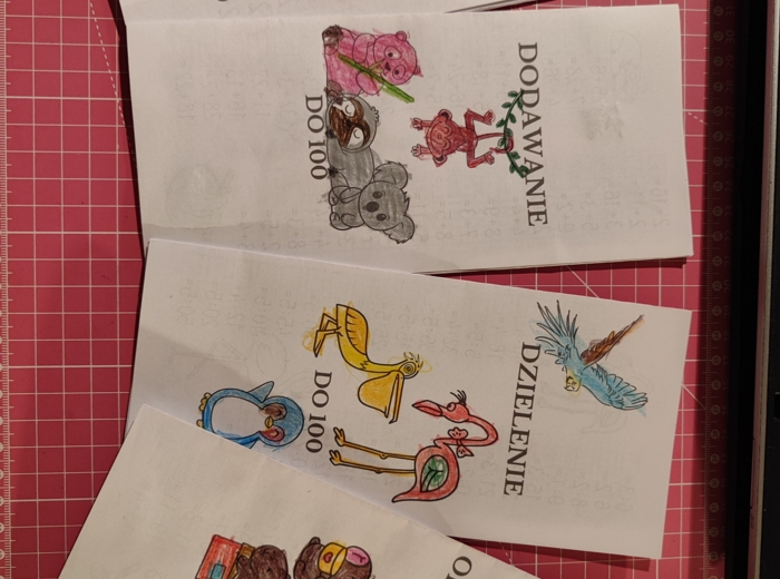 Broszurki matematyczne - działania w zakresie do 100.