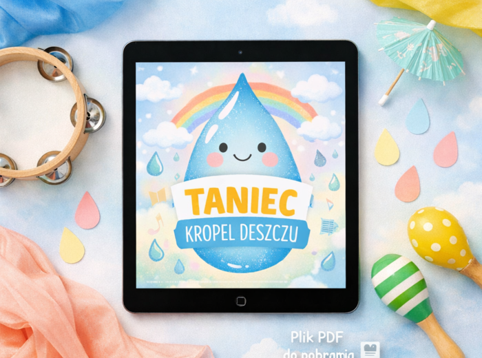 Taniec kropel deszczu – scenariusz zajęć ruchowych
