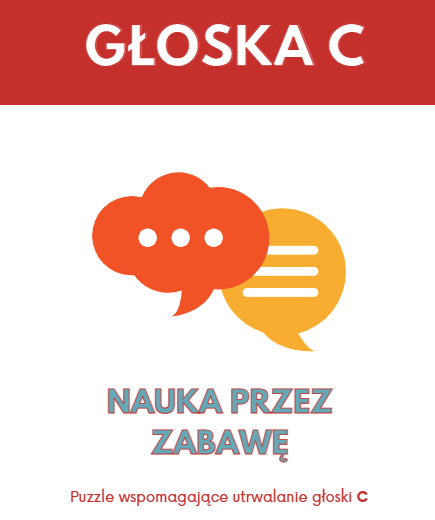 LOGOPEDYCZNE PUZZLE DO UTRWALANIA GŁOSKI C SZEREG SYCZĄCY LOGOPEDIA KARTY PRACY