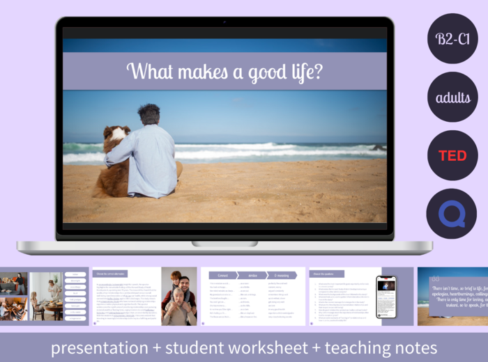 Konwersacje dla dorosłych: What makes a good life? (poziom B2-C1)
