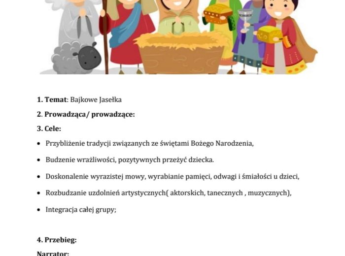 2 scenariusze na JASEŁKA