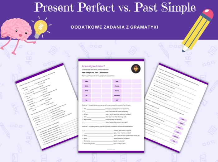 Gramatyka klasa 7: czasy Past Simple vs. Present Perfect