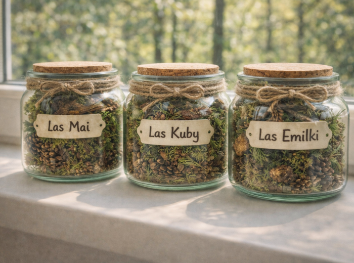 Słoik zapachów lasu