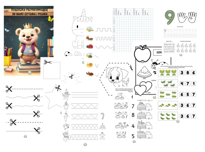 KSIĄŻECZKA PRZYGOTOWUJĄCA DO NAUKI CZYTANIA I PISANIA