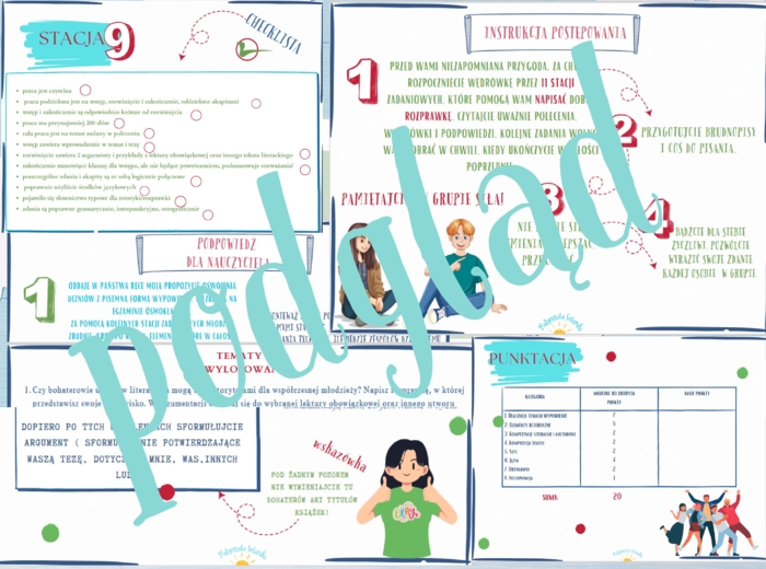 Rozprawka- stacje zadaniowe