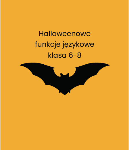 Halloweenowe funkcje językowe klasa 6-8