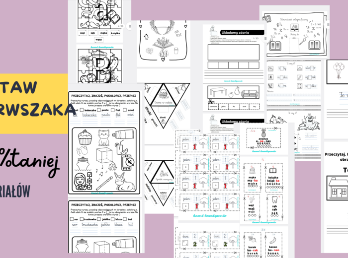 Pakiet pierwszakowy na cały rok