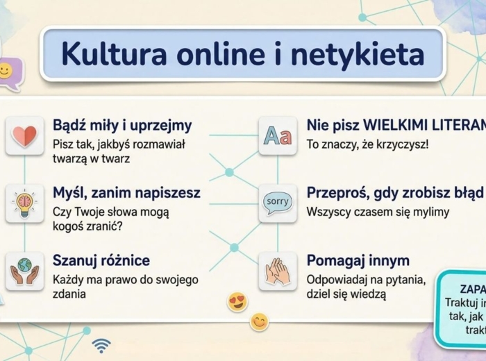 Materiały na gazetkę szkolną - Bezpieczny Internet i cyberhigiena