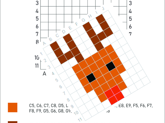 Kodowanki zimowe, świąteczne, mikołajkowe- łatwe- dyktando graficzne, kolorowanka, zima, Święta, Boże Narodzenie, Mikołaj