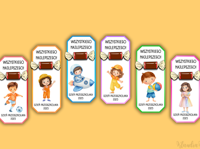 Zakładki na Dzień Przedszkolaka