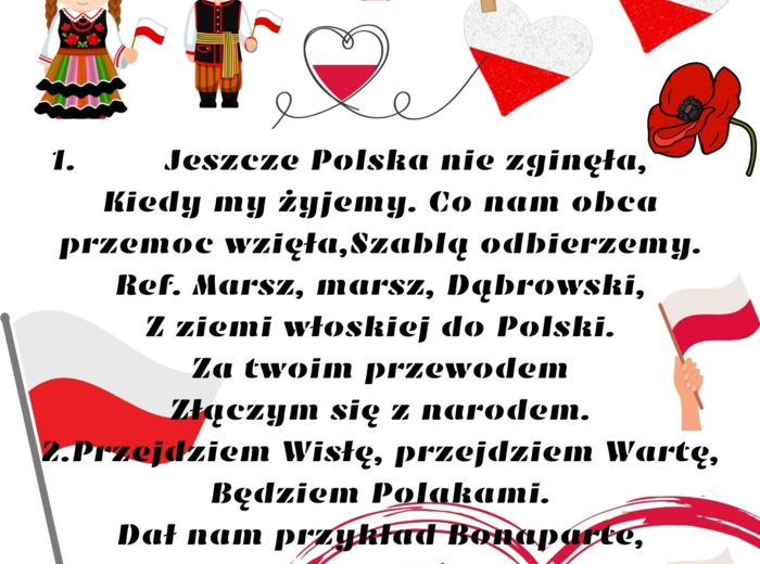 Hymn Polski, Święto Majowe, nauka hymnu XL