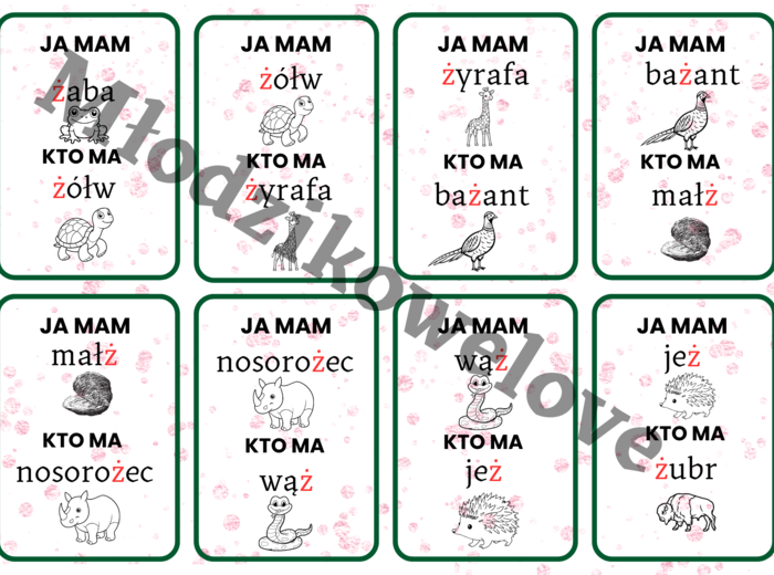 Ortograficzne "Ja mam kto ma?"